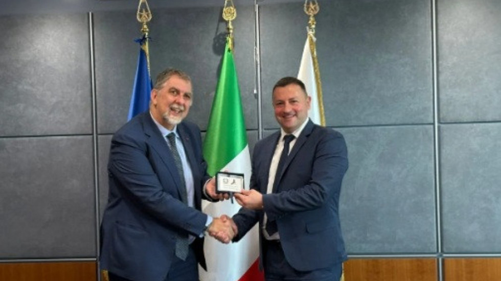 Načelnik Sektora za vanredne situacije u Rimu sa Fabijom Čičilijanom o jačanju saradnje civilne zaštite Srbije i Italije
