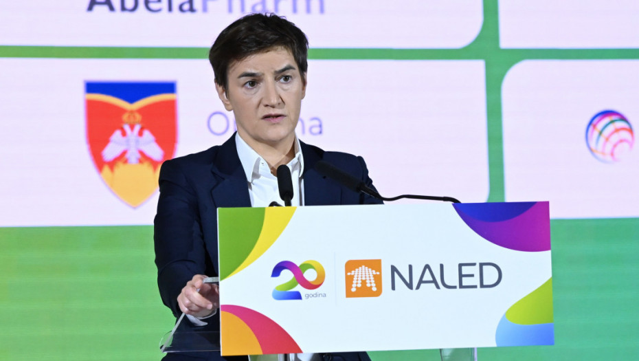 Brnabić na obeležavanju 20 godina postojanja NALED-a: Objektivan i u vreme podela i polarizacije