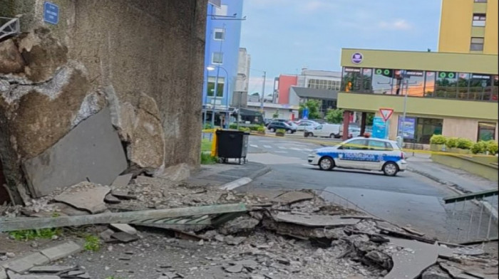 Izvršen uviđaj na delu obrušenog mosta u Gradiški
