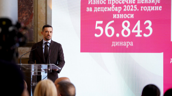 PIO fond ostvario suficit od 8,9 milijardi dinara u 2025, Ognjenović: Najveći suficit do sada