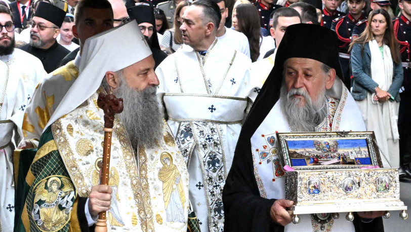 Patrijarh Porfirije: Časni pojas presvete Bogorodice biće u Hramu do 5. juna