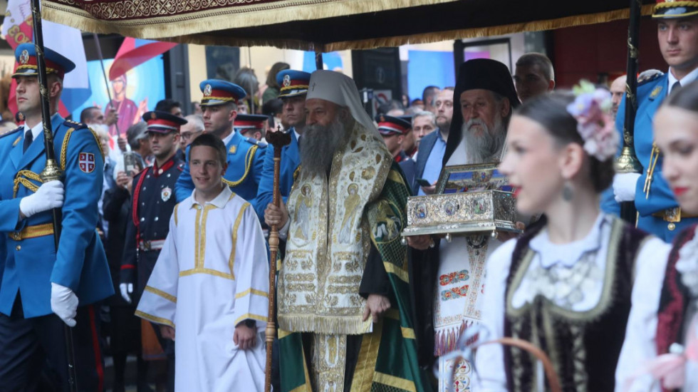 Patrijarh 6. juna u Hramu Svetog Save služi liturgiju pred Pojasom presvete Bogorodice