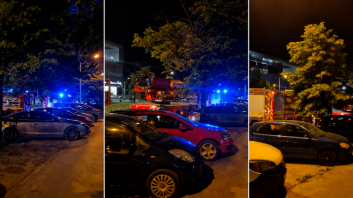 Požar u stambenoj zgradi u Novom Sadu: Vatrogasne ekipe na terenu (VIDEO)