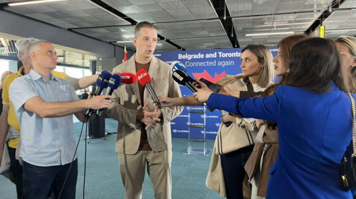 Đurić: Obnova direktne avio-linije Beograd-Toronto posle 34 godine novo poglavlje odnosa