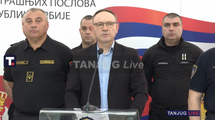 Na Slaviji prisutno 34.400 građana: Saopštenje direktora policije Dragana Vasiljevića