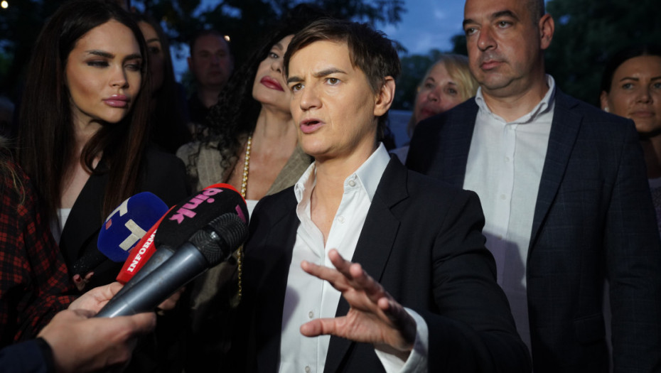 Brnabić o skupu na Slaviji: Važno da je sve prošlo bez incidenta, postoje dve slike Srbije – mirna i nasilna