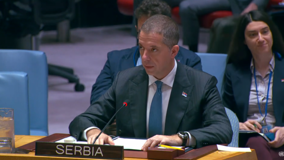 Marko Đurić u SB UN: Srbija ostaje stub odbrane Povelje UN i na svetskom nivou i na Zapadnom Balkanu