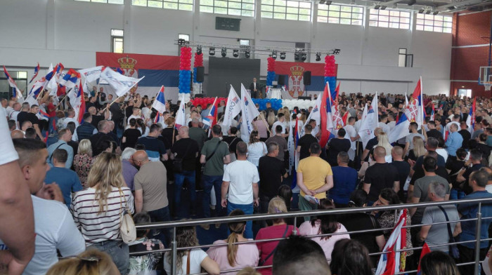 Srpska lista počela predizbornu kampanju u Žitkovcu, Milović: Sačuvajmo Srbe na KiM