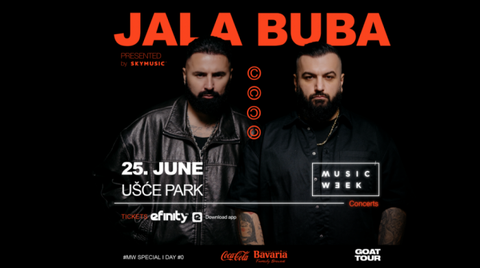 Jala Brat i Buba Corelli napokon u Beogradu: 25. juna na Ušću - Specijalni nulti dan Belgrade Music Week 26