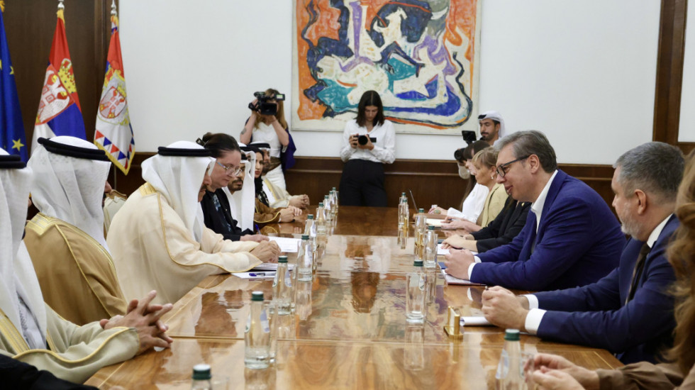 Vučić sa Gobašem: UAE jedan od najznačajnijih partnera Srbije