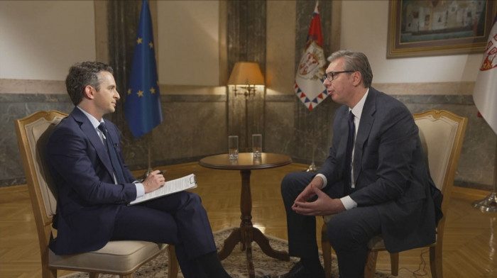 Intervju predsednika Vučića za Bloomberg: O geostrateškom položaju Srbije u svetu, izborima i napretku srpske privrede