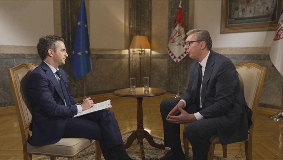 Intervju predsednika Vučića za Bloomberg: O geostrateškom položaju Srbije u svetu, izborima i napretku srpske privrede