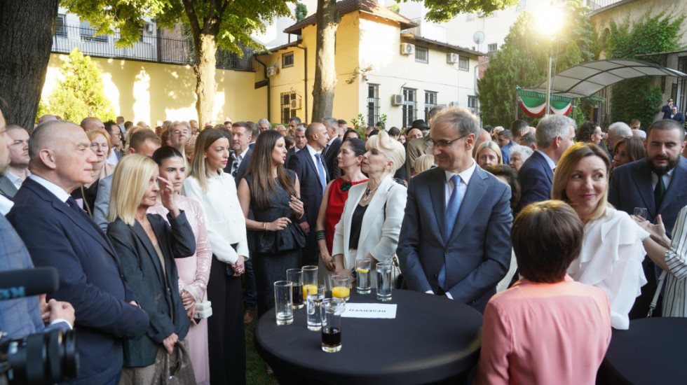 U Beogradu obeležen Dan Republike Italije: Prisustvovali Brnabić, Macut i Tamara Vučić