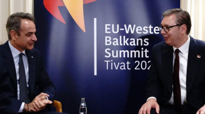 Vučić se sastao sa Kirjakosom Micotakisom u Tivtu