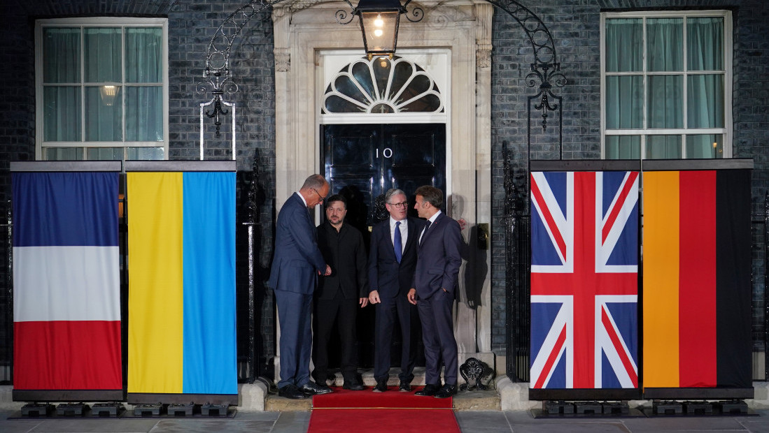 Zelenski se u Velikoj Britaniji sastaje sa Starmerom, Makronom i Mercom