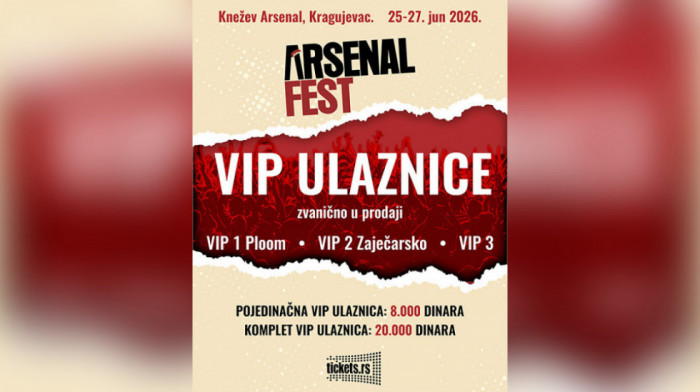Arsenal fest je pred vratima: Danas počela i pretprodaja "Cashless" kartica