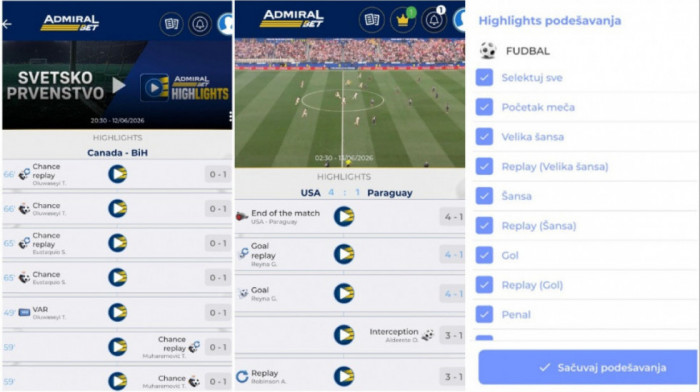 Revolucija sportskog kladjenja: Admiral bet pomerio granice sa hajlajtsima!