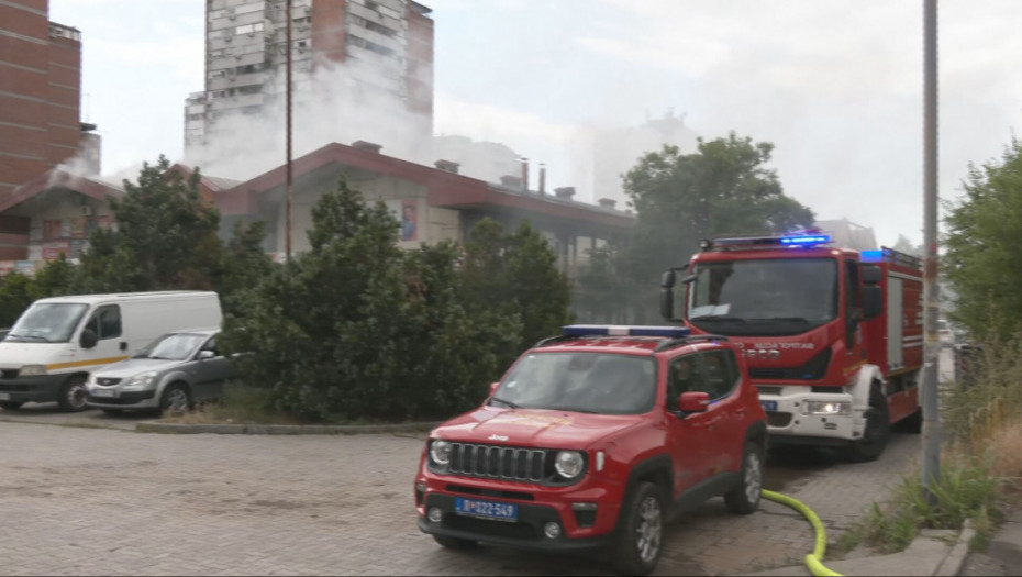 Tužilac Trećeg osnovnog javnog tužilaštva obavio uviđaj požara i poplave u tržnom centru Enjub