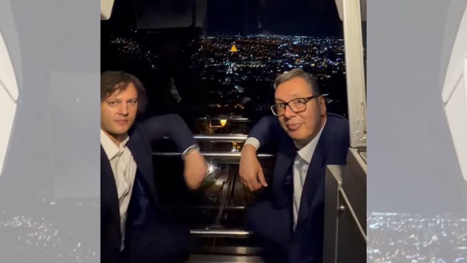 Vučić u Tbilisiju razgovarao sa Kobahidzeom i provozao se Tbiliskom žičarom (VIDEO)