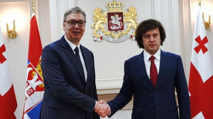 Vučić se sastao sa premijerom Gruzije Kobahidzeom u Tbilisiju