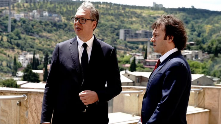 Vučić i Kobahidze razgledali panoramu Tbilisija: Prijateljstvo Srbije i Gruzije prirodno se razvija i jača