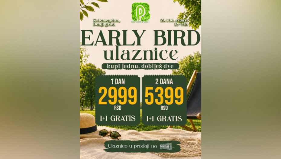 Brunch u parku - novi gradski ritual koji će obeležiti kraj leta u Beogradu
