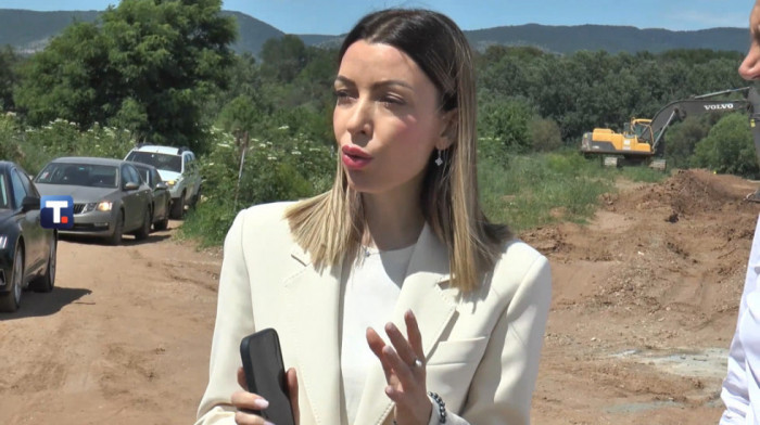 Mesarovićeva obišla radove na uređenju korita Suvodolskog potoka u Nišu