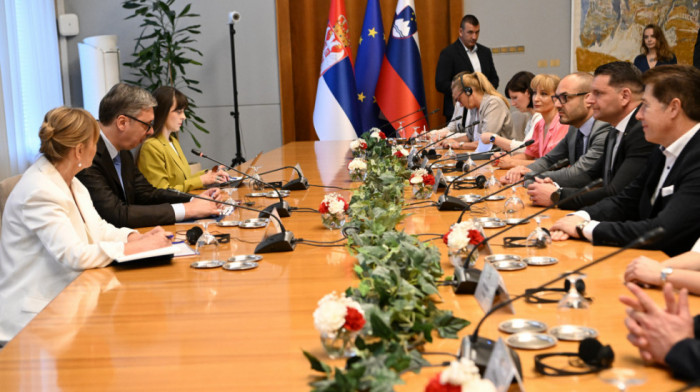 Vučić se sastao sa predsednikom Državnog zbora Slovenije Stevanovićem
