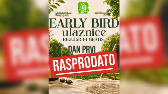 Early Bird ulaznice za prvi dan festivala Brunch u parku rasprodate za manje od 72 sata
