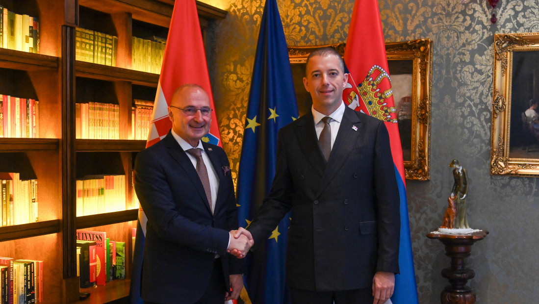 Đurić sa šefom diplomatije Hrvatske Radmanom o bilateralnim odnosima i prilikama na Zapadnom Balkanu