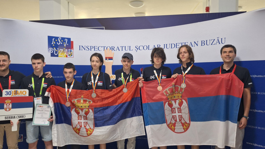 Na JBMO u Rumuniji učenici iz Srbije osvojili tri srebrne, dve bronzane medalje i jednu pohvalu