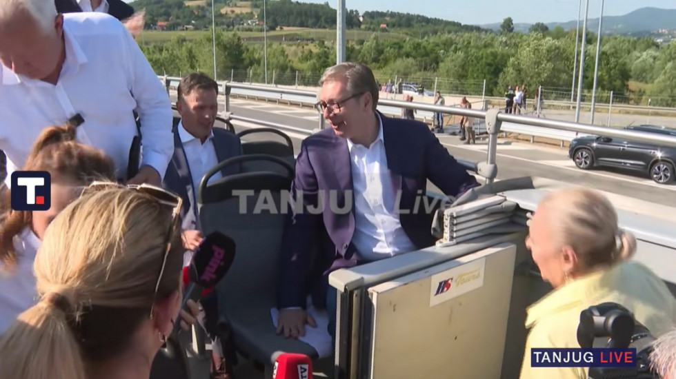 Vučić na otvaranju deonice Moravskog koridora: Deo od Adrana do Kraljeva pušta se u saobraćaj