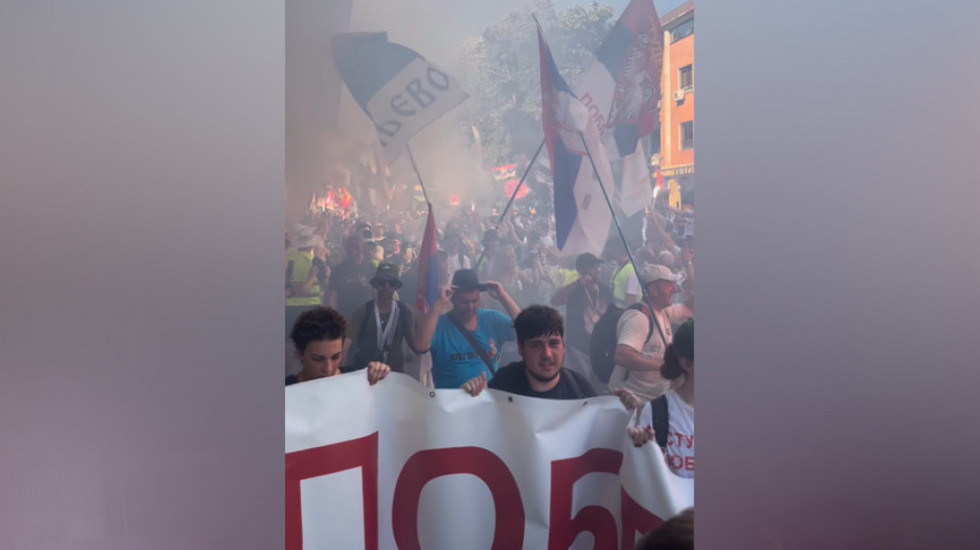 Skup studenata u blokadi "Sve se vidi na Vidovdan" u Kraljevu