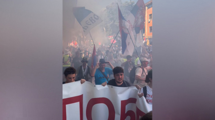 Skup studenata u blokadi "Sve se vidi na Vidovdan" u Kraljevu
