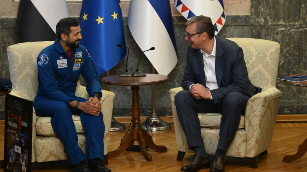 Vučić se sastao sa ministrom omladine UAE Sultanom bin Saifom Al Nejadijem (FOTO/VIDEO)