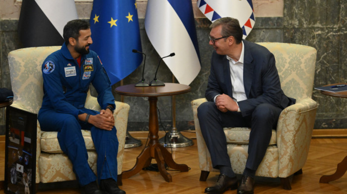 Vučić se sastao sa ministrom omladine UAE Sultanom bin Saifom Al Nejadijem (FOTO/VIDEO)