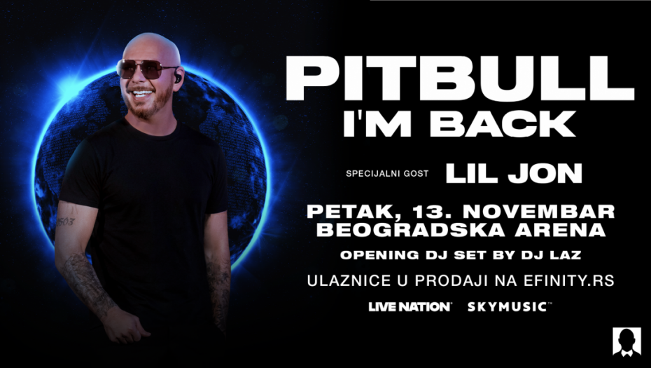 Pitbull na turneji "I'm back", već prodato 2 miliona ulaznica:  Popularni reper u pokušaju obaranja Ginisovog rekorda