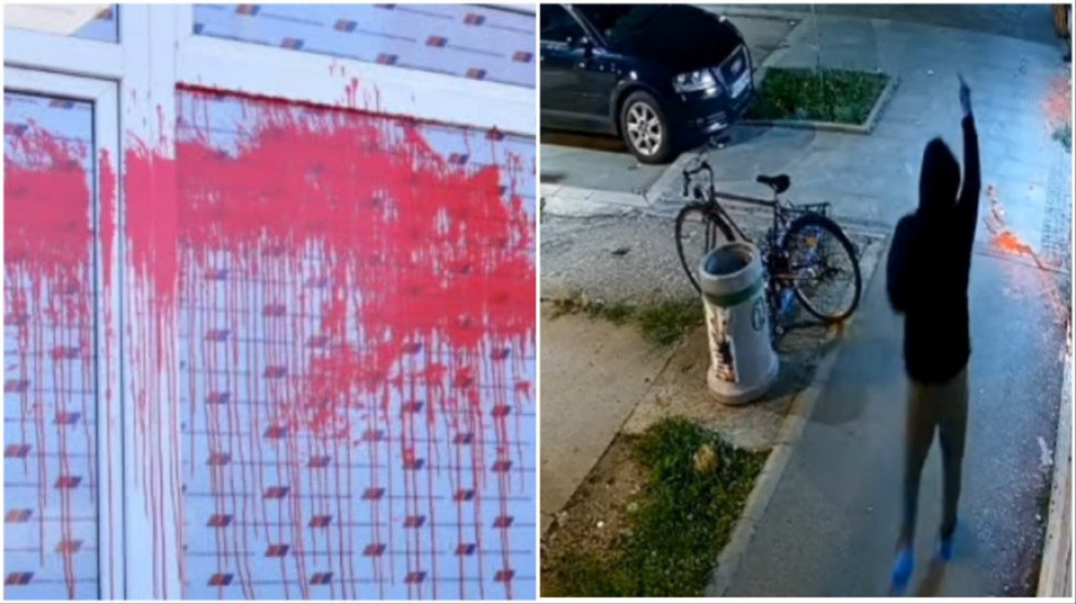 SNS Surčin: Ponovo vandalizovane prostorije stranke u Dobanovcima (FOTO/VIDEO)