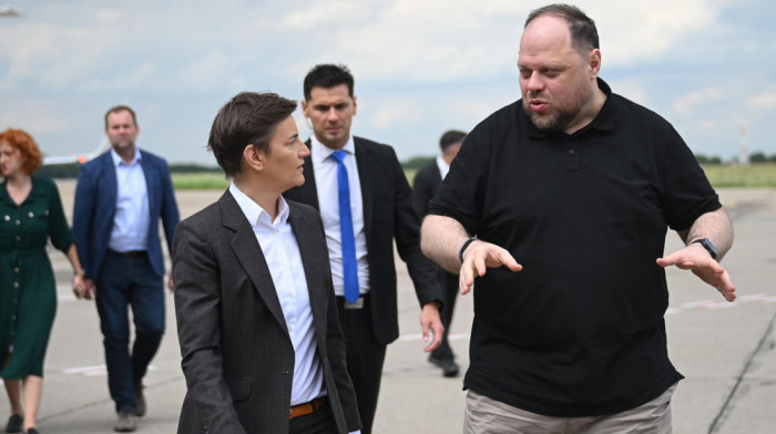 Brnabić dočekala predsednika Vrhovne Rade Ukrajine Stefančuka