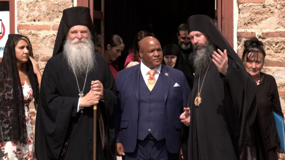 Patrijarh Porfirije i pastor Berns stigli u manastir Gračanica