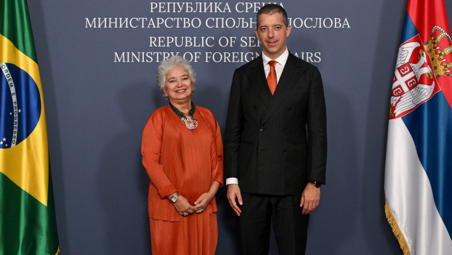 Đurić sa ambasadorkom Brazila o potencijalima za saradnju dve zemlje