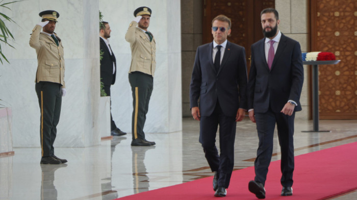 Eksplozije odjeknule u Damasku tokom Makronove posete: Napad u blizini hotela gde boravi predsednik Francuske