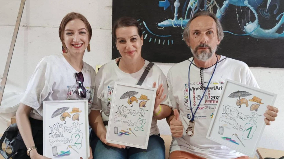 Umetnici iz Srbije među najboljima na WineStreetArt festivalu u Nemačkoj