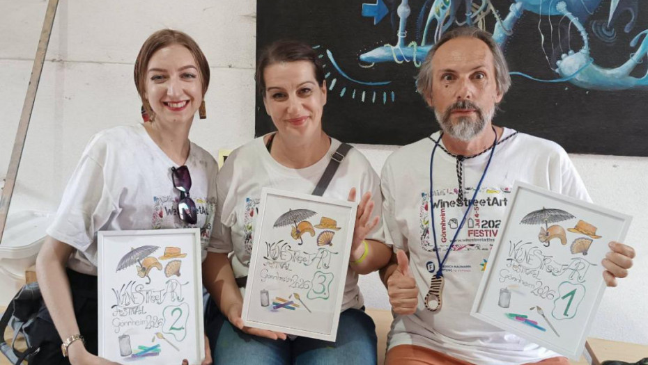 Umetnici iz Srbije među najboljima na WineStreetArt festivalu u Nemačkoj