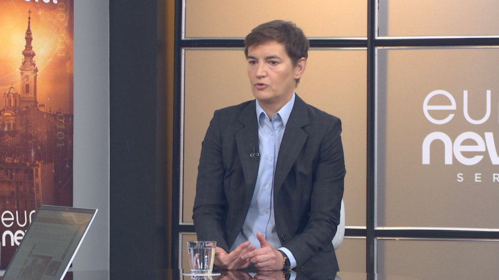 Ana Brnabić za Euronews o rezoluciji o Srbiji: Evropski parlament ne mari za reforme, već samo za političke pritiske