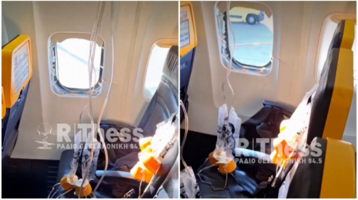 Drama na nebu iznad Grčke: Pukao prozor na avionu, putnici spasavali državljanina Srbije da ga dekompresija ne usisa