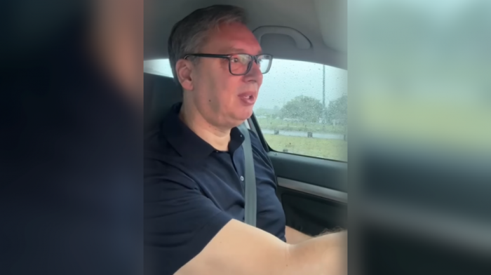 "Obilazak EKSPO u nemogućim uslovima": Vučić sa Malim u obilasku gradilišta (VIDEO)