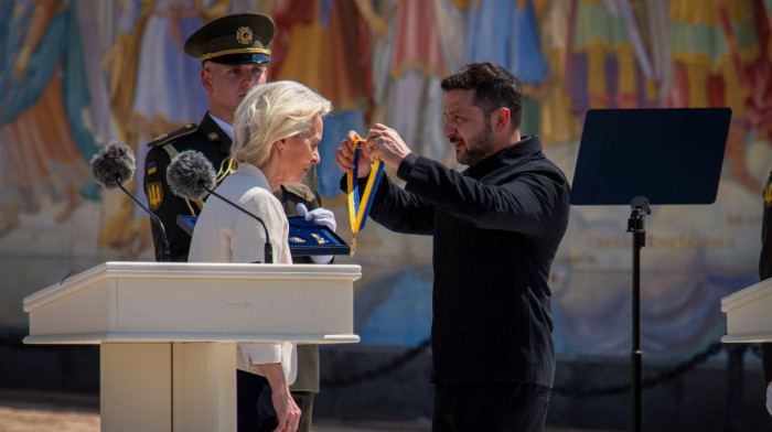 Zelenski uručio ukrajinski Orden Evrope Ursuli fon der Lajen