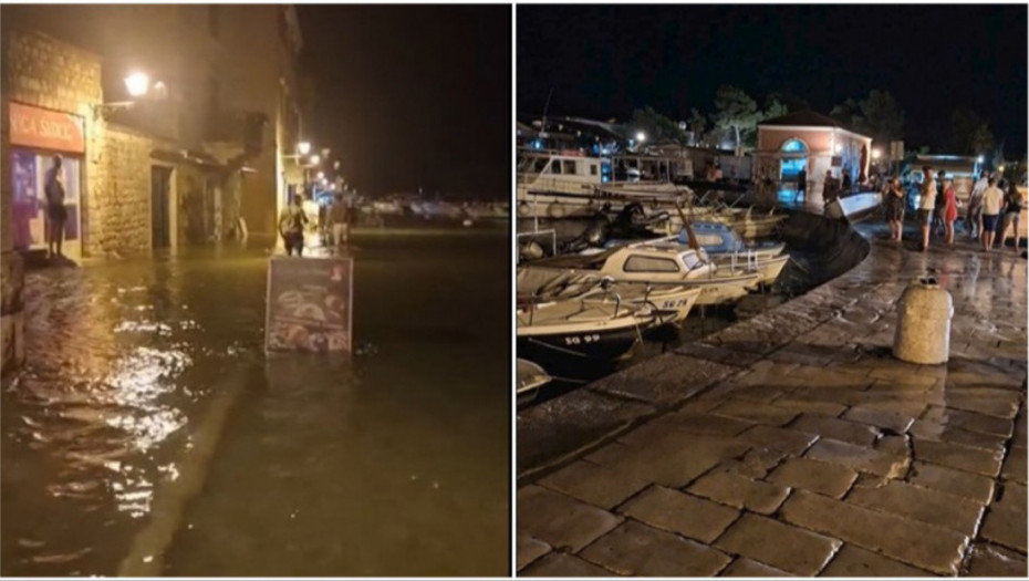 Meteocunami pogodio Hvar: Neuobičajene promene nivoa mora duž hrvatske obale posle nevremena (VIDEO)