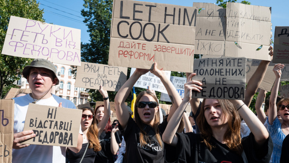 Protesti u Kijevu i Lavovu zbog smene ministra odbrane Fedorova